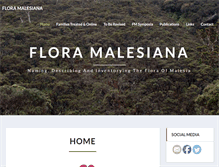Tablet Screenshot of floramalesiana.org